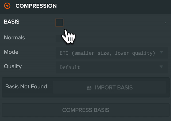 Enabling Basis Texture Compression