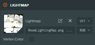 PlayCanvas Editor: Material Lightmap Texture Slot