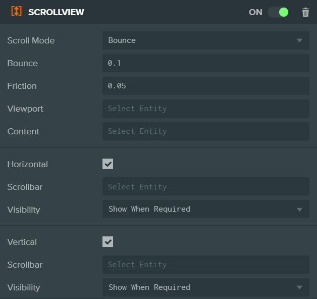 Scrollview Component